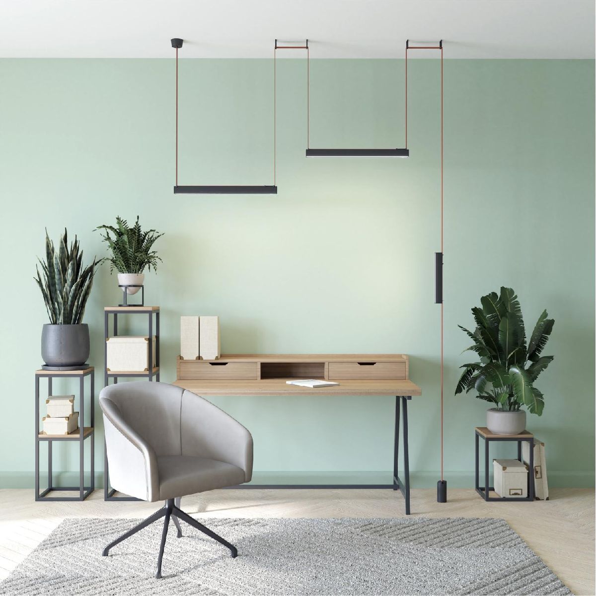 Трековый однофазный светильник Denkirs Belty Linear DK5575-BK Трековый однофазный светильник Denkirs Belty Linear DK5575-BK