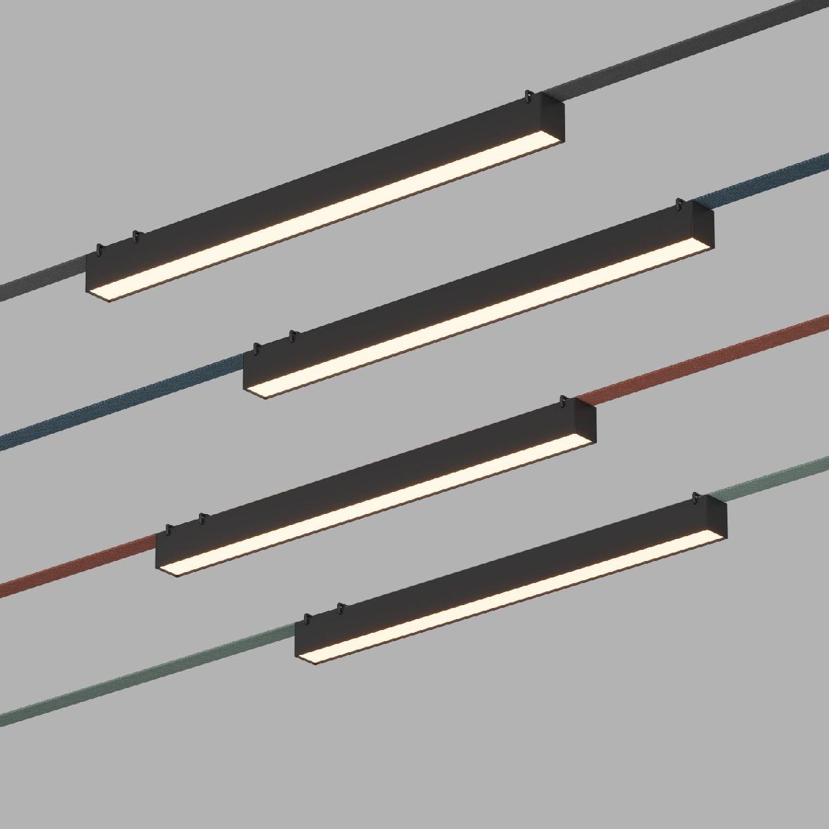 Трековый однофазный светильник Denkirs Belty Linear DK5577-BK Трековый однофазный светильник Denkirs Belty Linear DK5577-BK