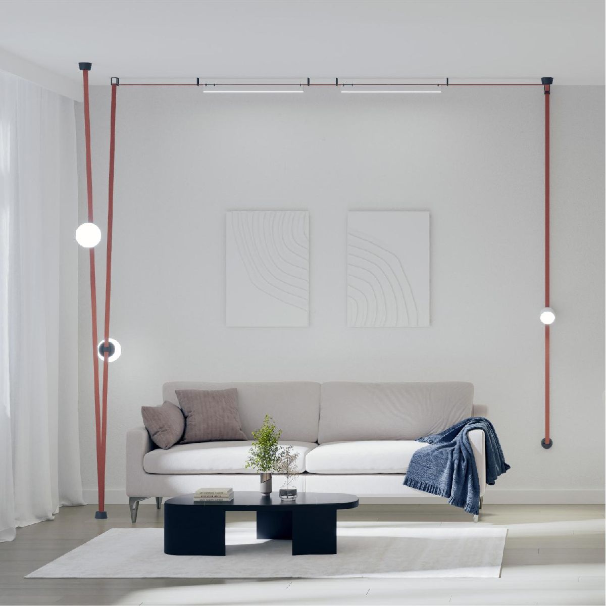 Трековый однофазный светильник Denkirs Belty Linear DK5577-WH Трековый однофазный светильник Denkirs Belty Linear DK5577-WH