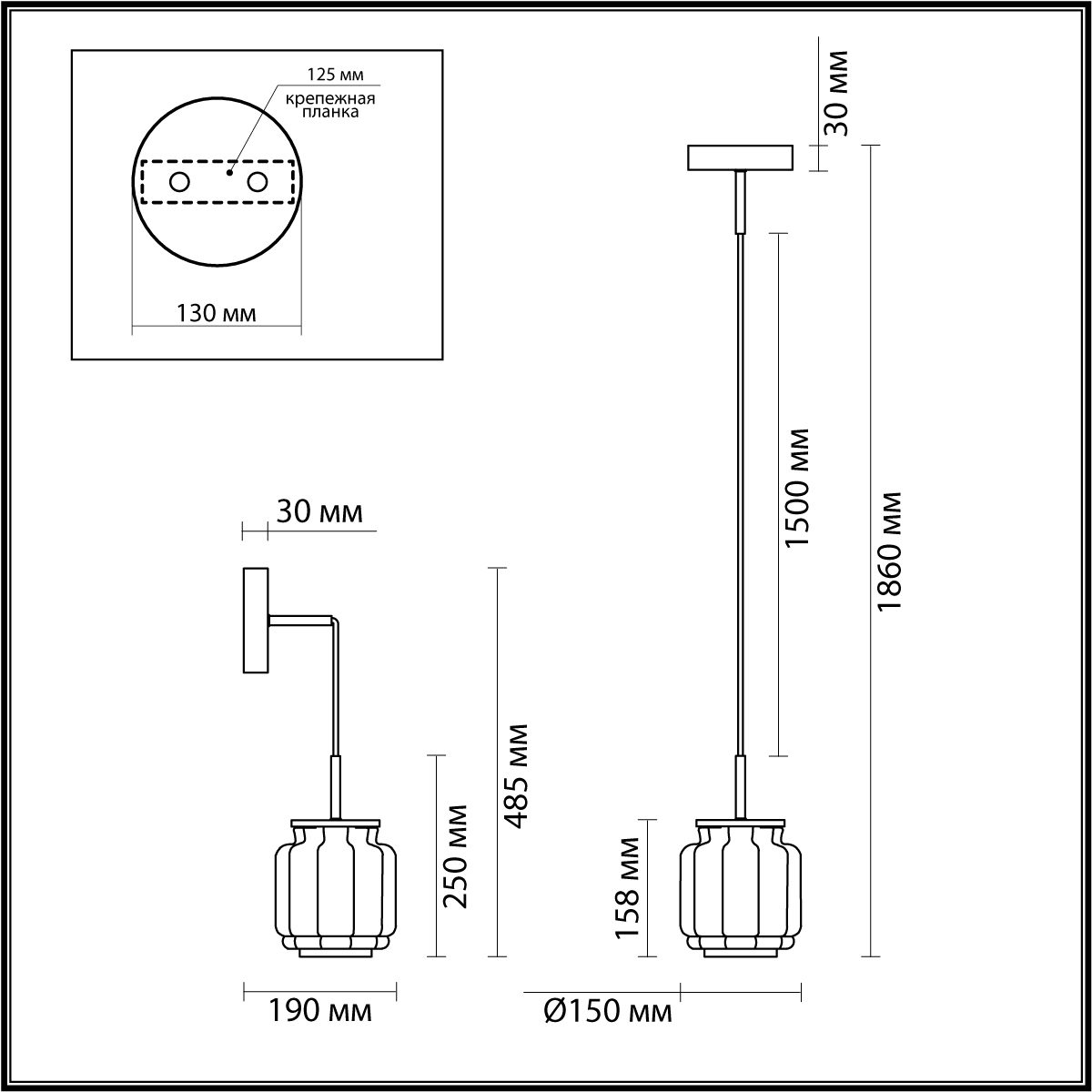 Подвесной светильник Odeon Light Jam 5409/5L Подвесной светильник Odeon Light Jam 5409/5L