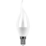 Лампа светодиодная Feron E14 7W 4000K Свеча матвоая LB-97 25476