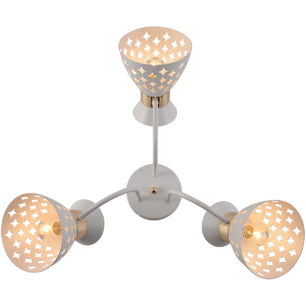 Потолочная люстра Reluce 01579-3.3-03 WH+FGD Потолочная люстра Reluce 01579-3.3-03 WH+FGD