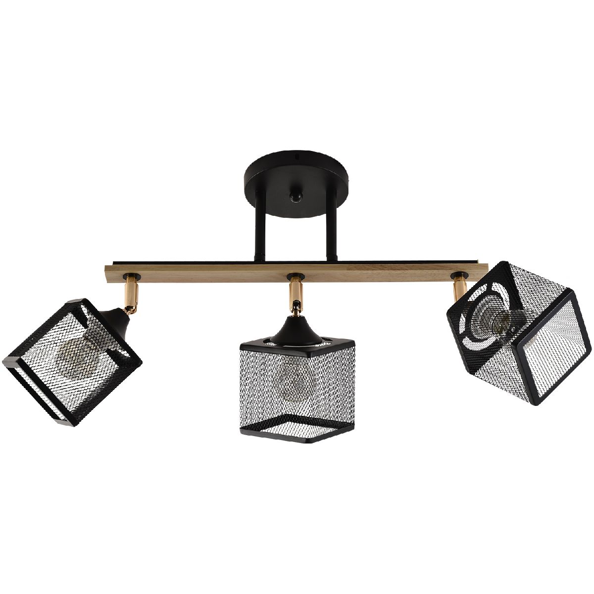 Спот Reluce 01591-3.3-03B BK+FGD+WOOD Спот Reluce 01591-3.3-03B BK+FGD+WOOD