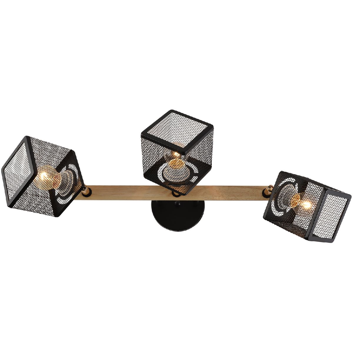 Спот Reluce 01591-3.3-03B BK+FGD+WOOD Спот Reluce 01591-3.3-03B BK+FGD+WOOD