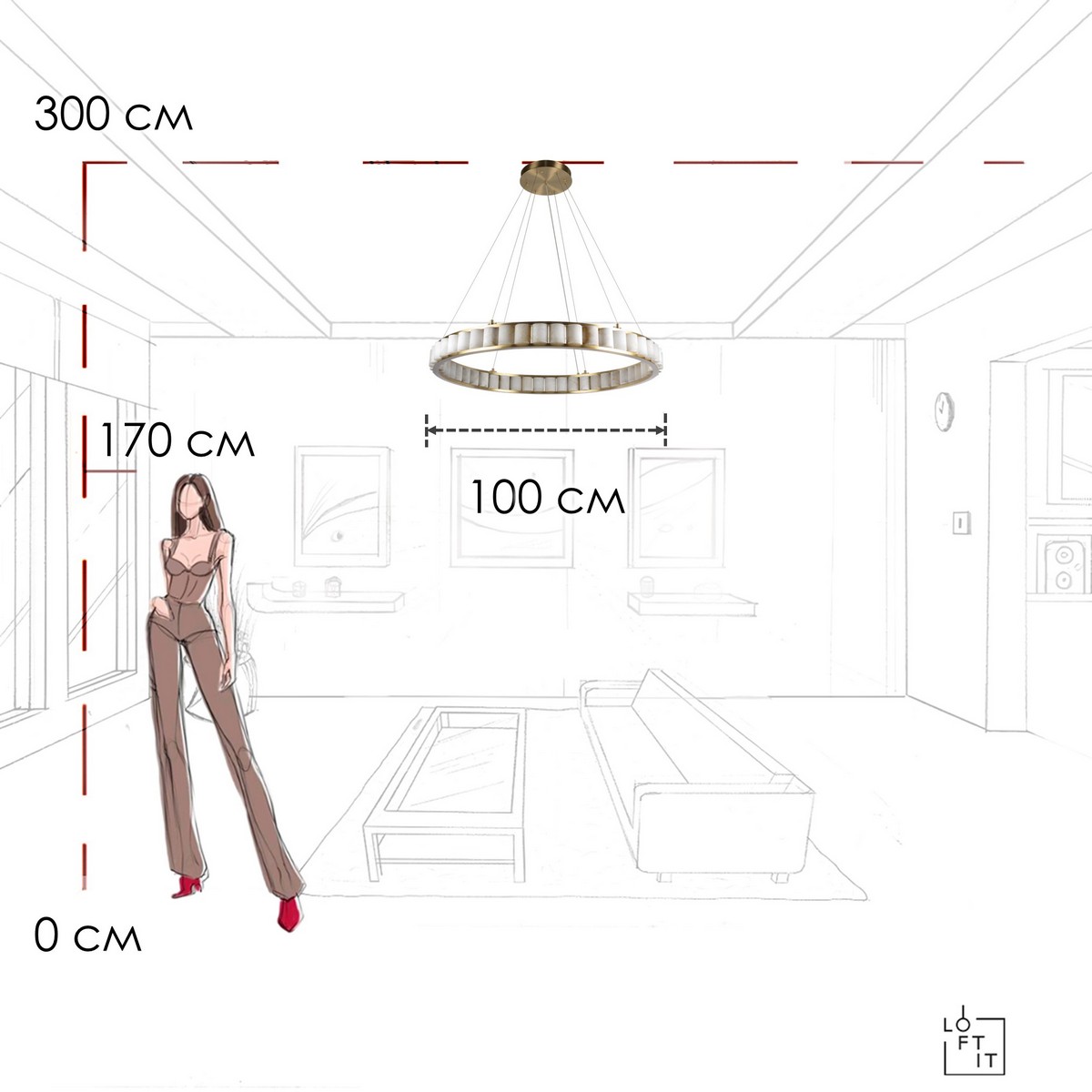 Подвесная люстра Loft IT Manhattan 10415/1000 Подвесная люстра Loft IT Manhattan 10415/1000