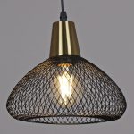 Подвесной светильник Reluce 03204-3.9-01 BK+COPPER