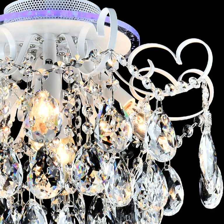 Потолочная люстра Reluce 04024-0.3-04 WH+SILVER PN+RGB