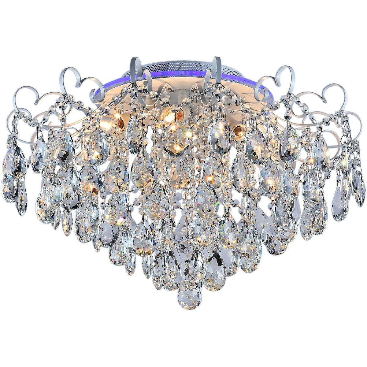 Потолочная люстра Reluce 04024-0.3-07 WH+SILVER PN+RGB Потолочная люстра Reluce 04024-0.3-07 WH+SILVER PN+RGB