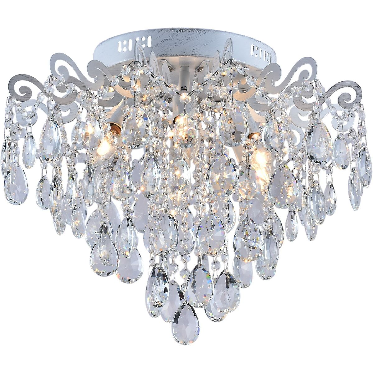 Потолочная люстра Reluce 04033-0.3-06 WH+SILVER PN Потолочная люстра Reluce 04033-0.3-06 WH+SILVER PN