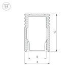 Профиль Arlight SL-MINI-8-H12-2000 ANOD 023714