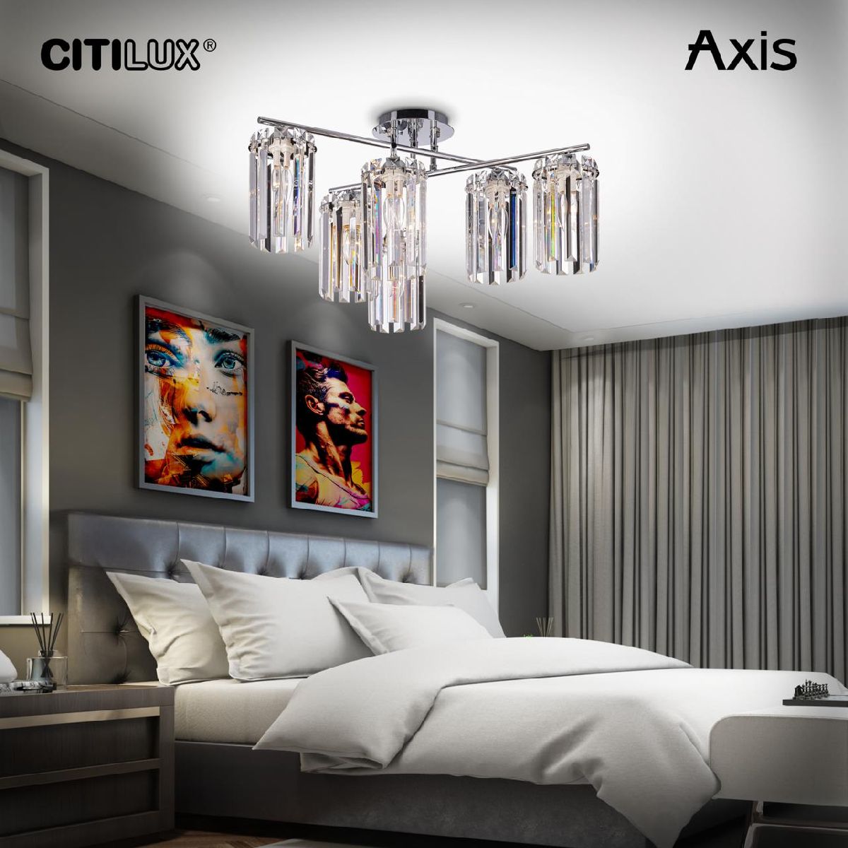 Потолочная люстра Citilux Axis CL313261 Потолочная люстра Citilux Axis CL313261