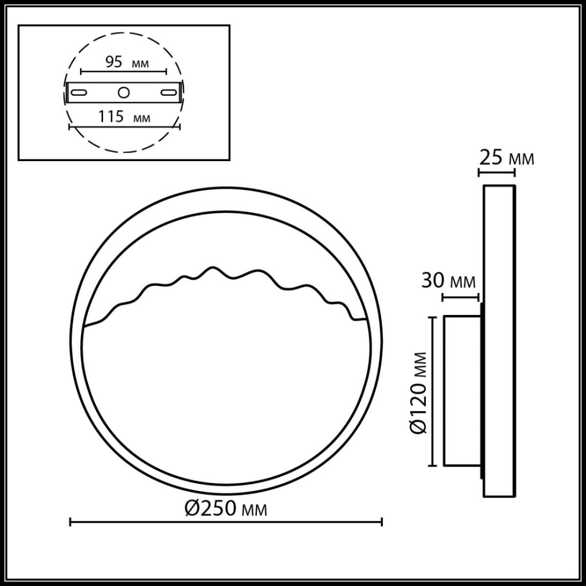 Настенный светильник Odeon Light Ecodesign Valley 4359/9WL Настенный светильник Odeon Light Ecodesign Valley 4359/9WL