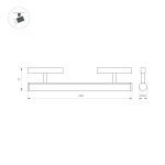 Трековый светильник Arlight Mag-Orient-Tube-Corner-L600-20W Day4000 037348