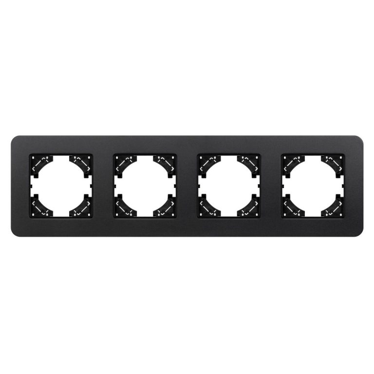 Рамка на 4 поста алюминиевая Arlight FRM-AKIRY-SFAL-4-BK 049744