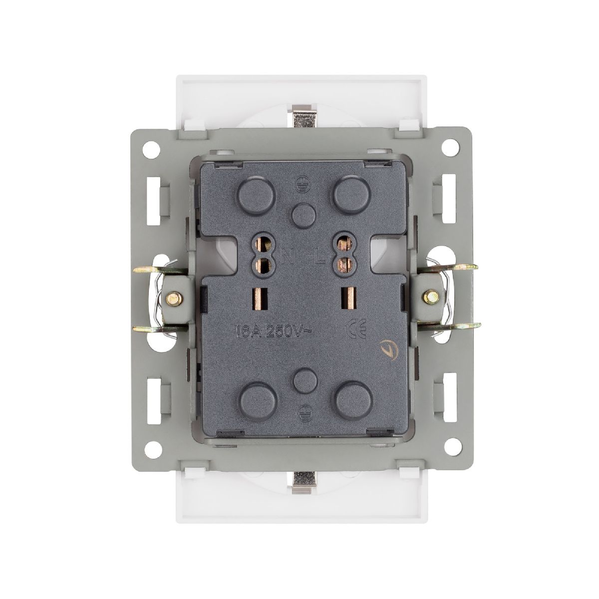 Механизм электрической розетки Arlight SCT-MEUD-PL-WH (250V, 16A) 043764 Механизм электрической розетки Arlight SCT-MEUD-PL-WH (250V, 16A) 043764