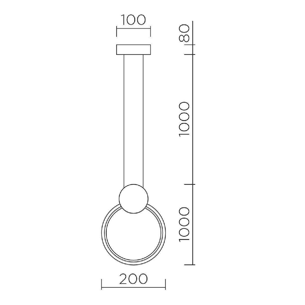 Подвесной светильник LED4U 8575 BK Подвесной светильник LED4U 8575 BK