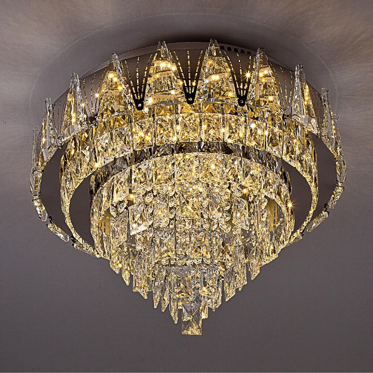Потолочная люстра LED4U L9437-500 CR с УД Потолочная люстра LED4U L9437-500 CR с УД