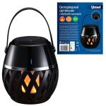 Переносной светодиодный фонарь (UL-00006768) Uniel аккумуляторный ULD-R201 LED/Flame Black
