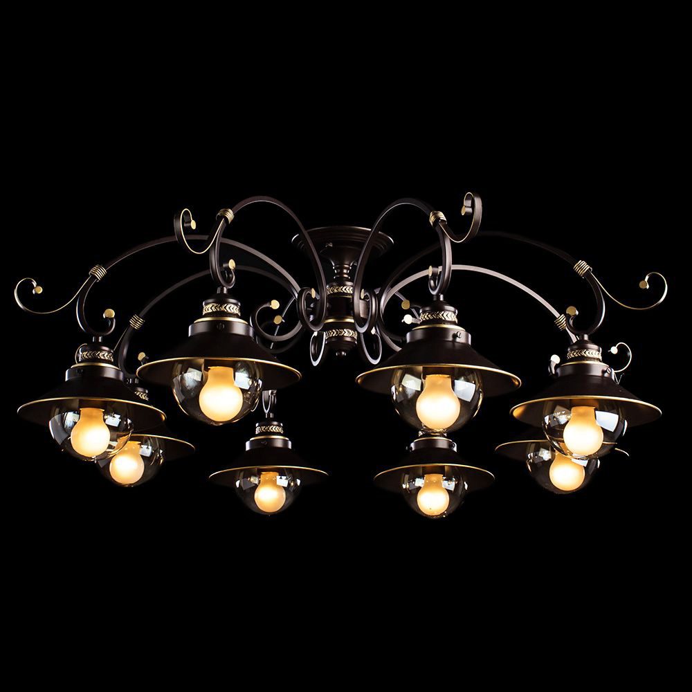 Потолочная люстра Arte Lamp 7 A4577PL-8CK Потолочная люстра Arte Lamp 7 A4577PL-8CK