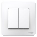 Выключатель 2-клавишный 10А Systeme Electric Blanca внутр BLNVS010501