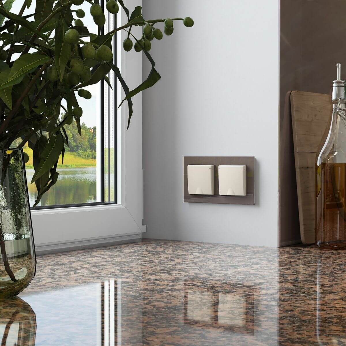 Розетка с заземлением и шторками c крышкой Werkel 4690389184765 W1171262 Розетка с заземлением и шторками c крышкой Werkel 4690389184765 W1171262