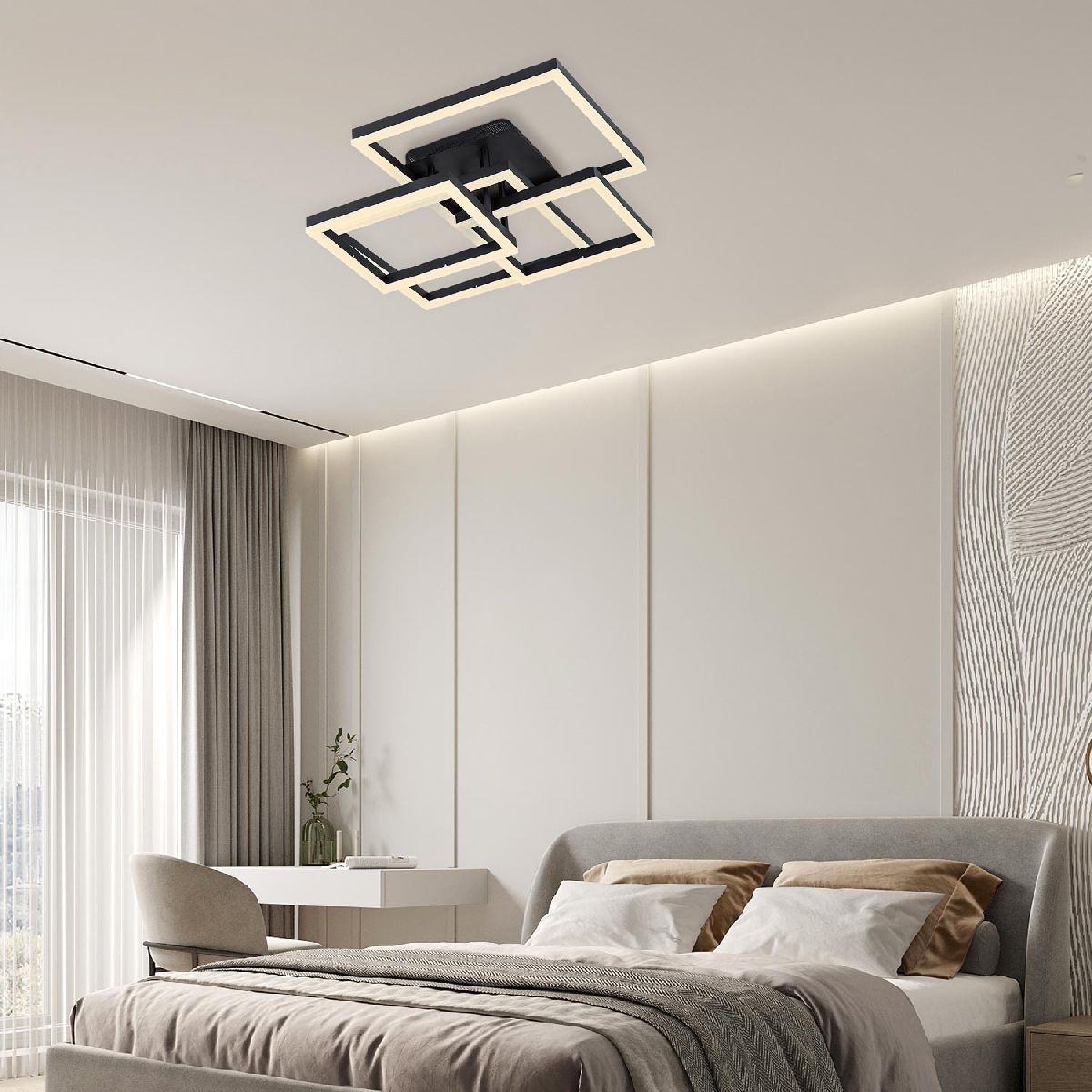 Потолочная люстра LED4U L11015-4 BK Потолочная люстра LED4U L11015-4 BK