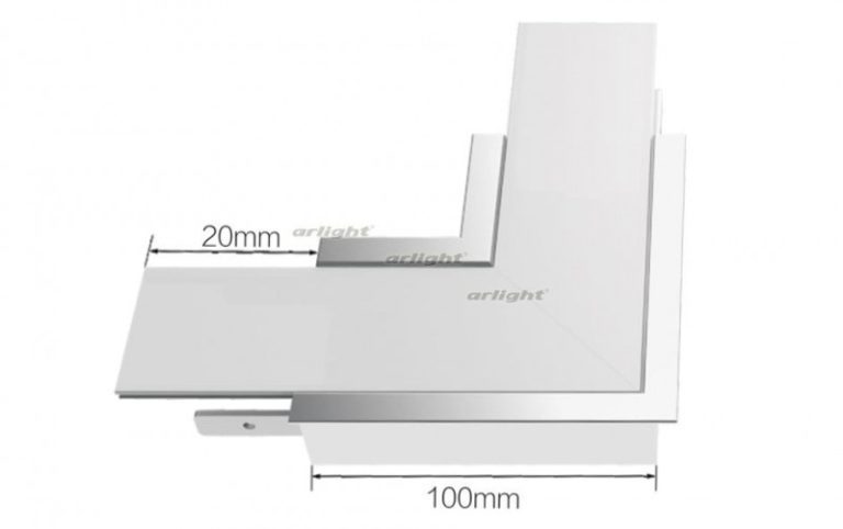 Угол Arlight S2-LINIA69-F-L90 прямой 021277