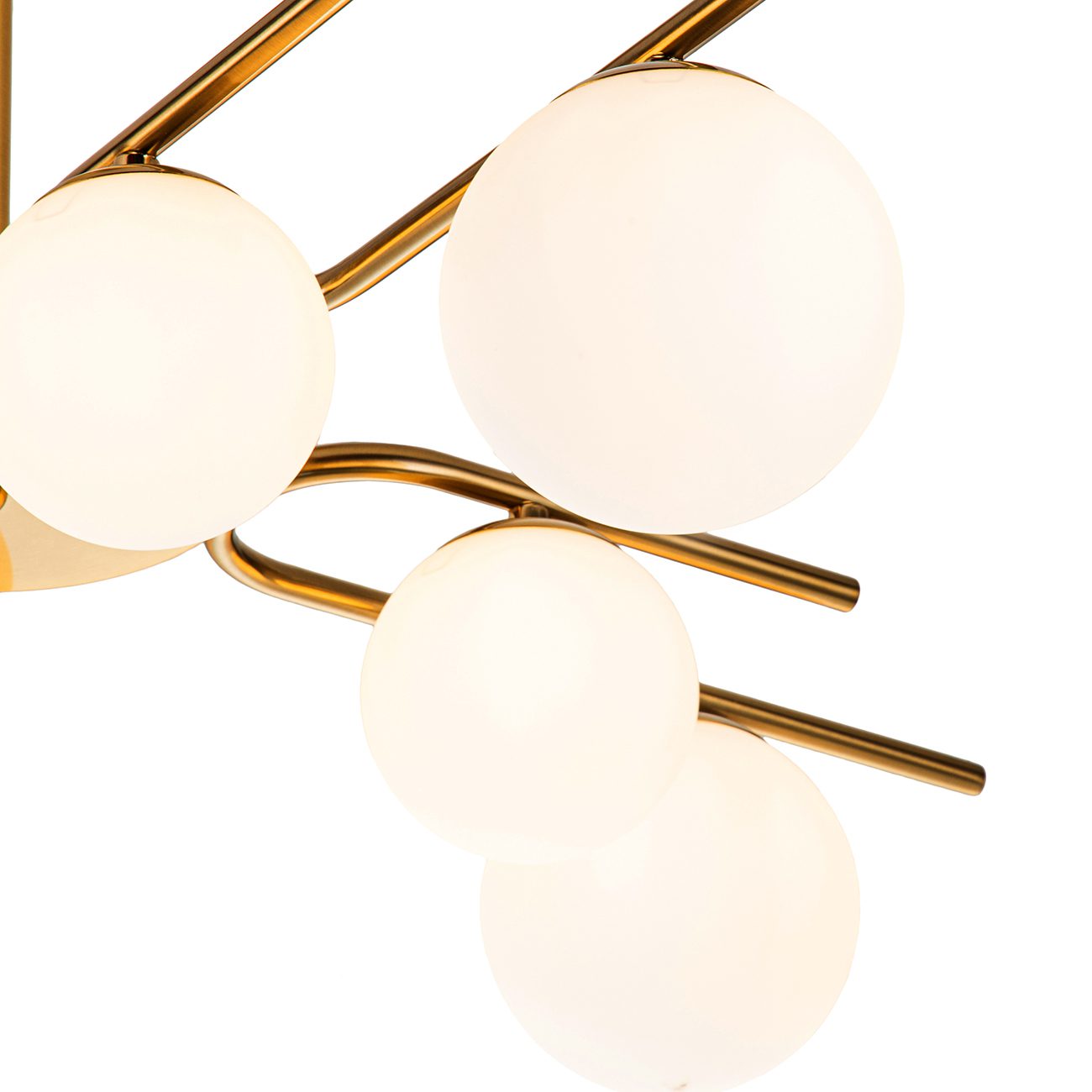 Люстра на штанге Escada Sphere 642/8P Brass Люстра на штанге Escada Sphere 642/8P Brass