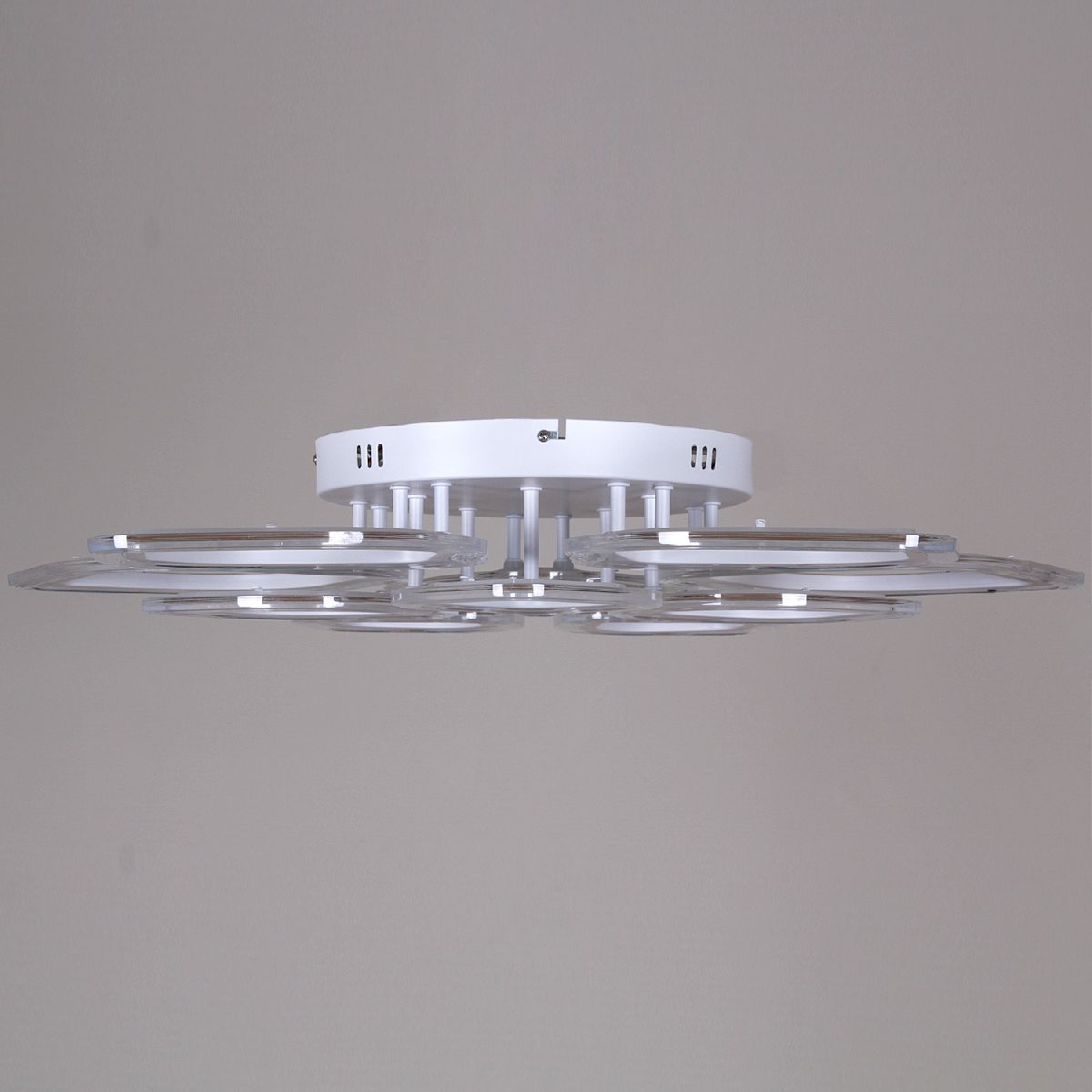 Потолочная люстра Reluce 09827-3.3-5+5 WH Потолочная люстра Reluce 09827-3.3-5+5 WH