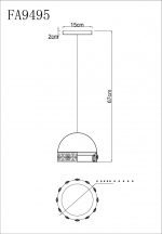 Подвесной светильник Ambrella Light Acrylica FA9495