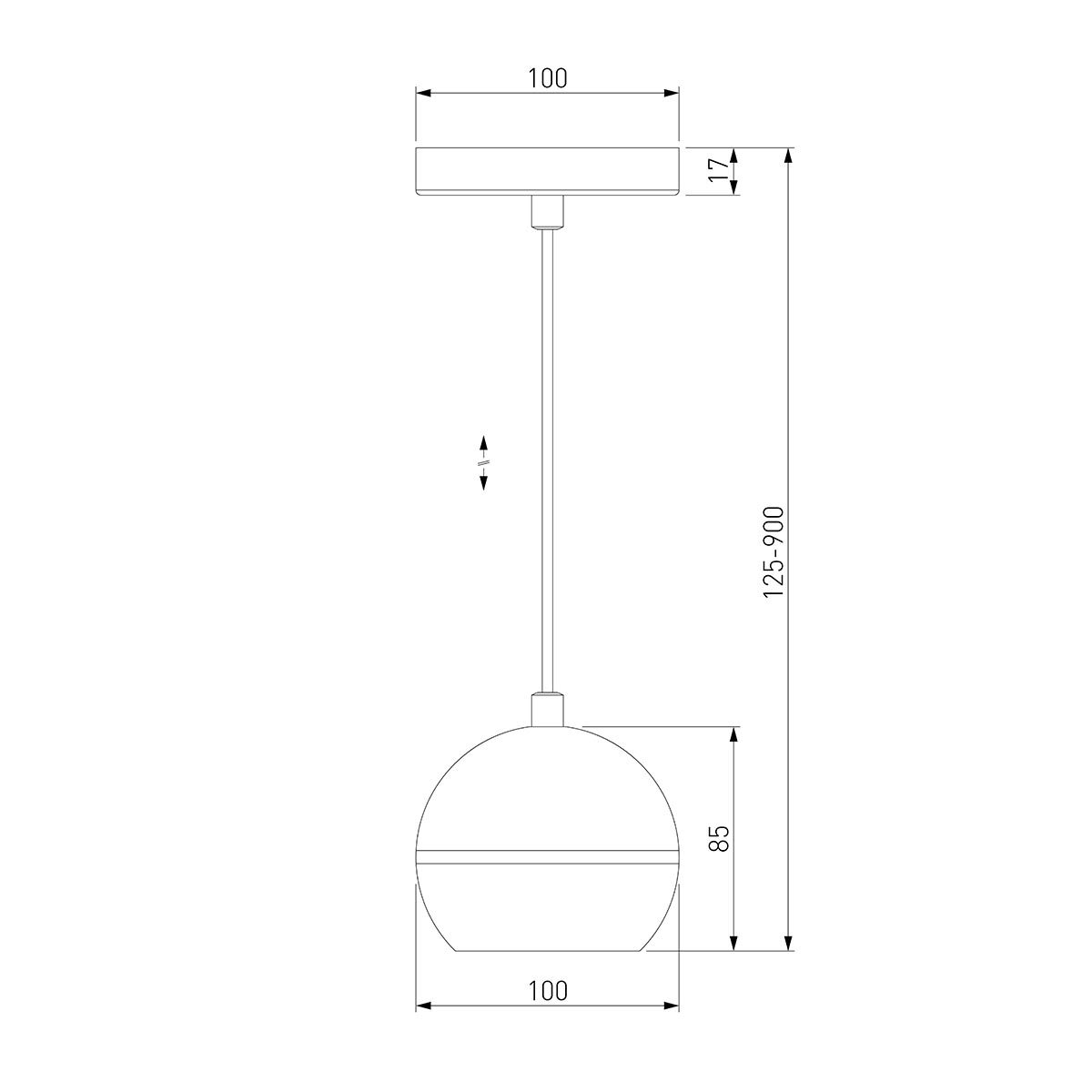 Подвесной светодиодный светильник Elektrostandard DLS023 9W 4200K черный/золото 4690389149146 Подвесной светодиодный светильник Elektrostandard DLS023 9W 4200K черный/золото 4690389149146