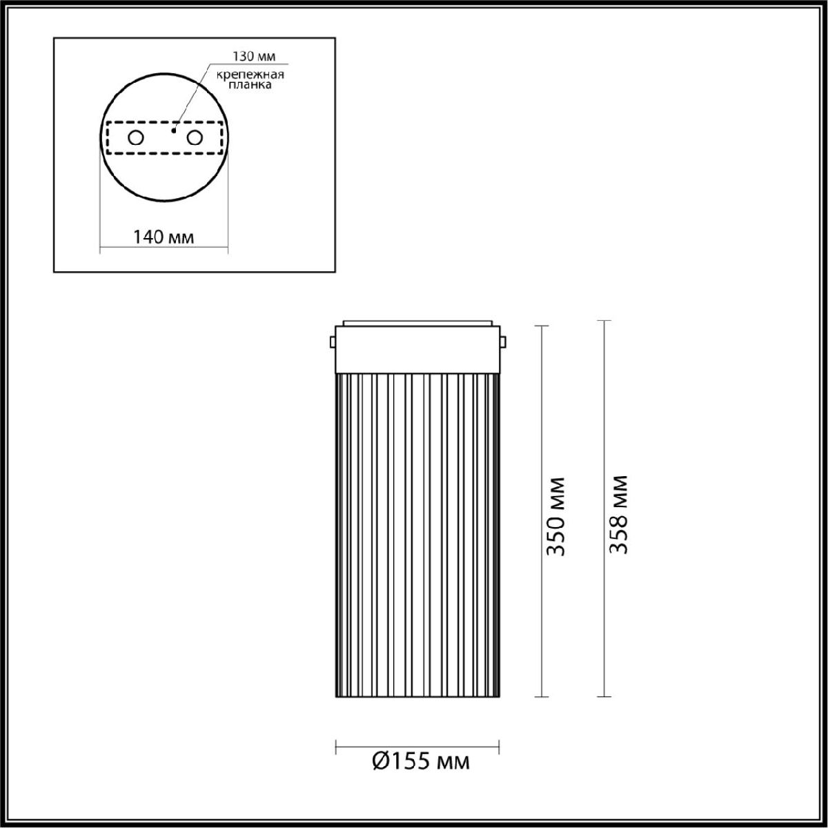 Накладной светильник Odeon Light Pillari 5047/10LC Накладной светильник Odeon Light Pillari 5047/10LC