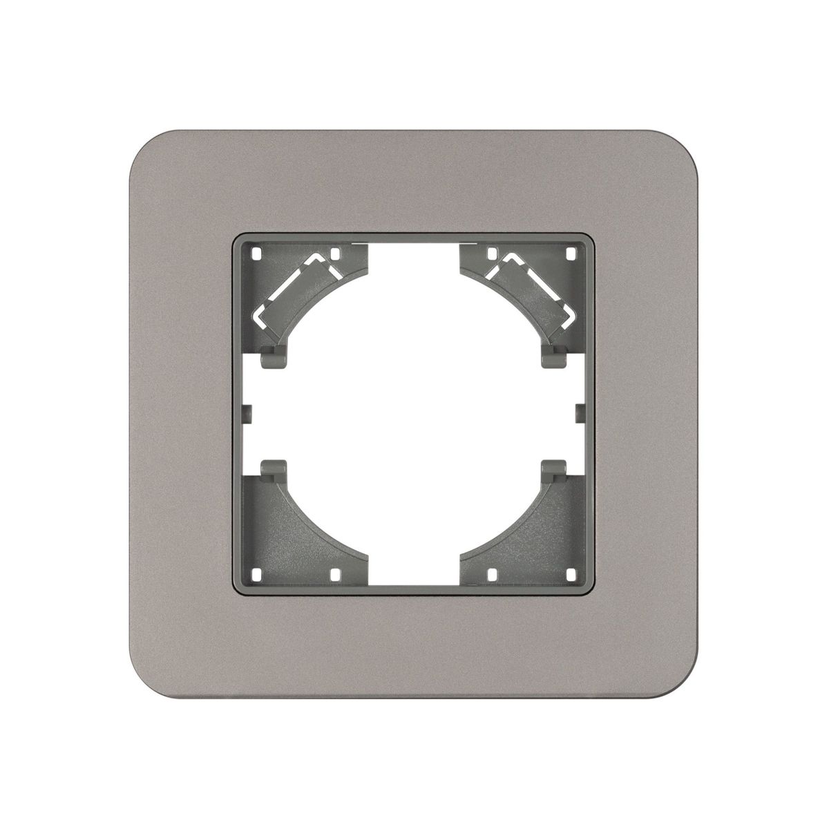 Рамка алюминиевая на 1 пост Arlight FRM-AKIRY-SFAL-1-SR 049684 Рамка алюминиевая на 1 пост Arlight FRM-AKIRY-SFAL-1-SR 049684