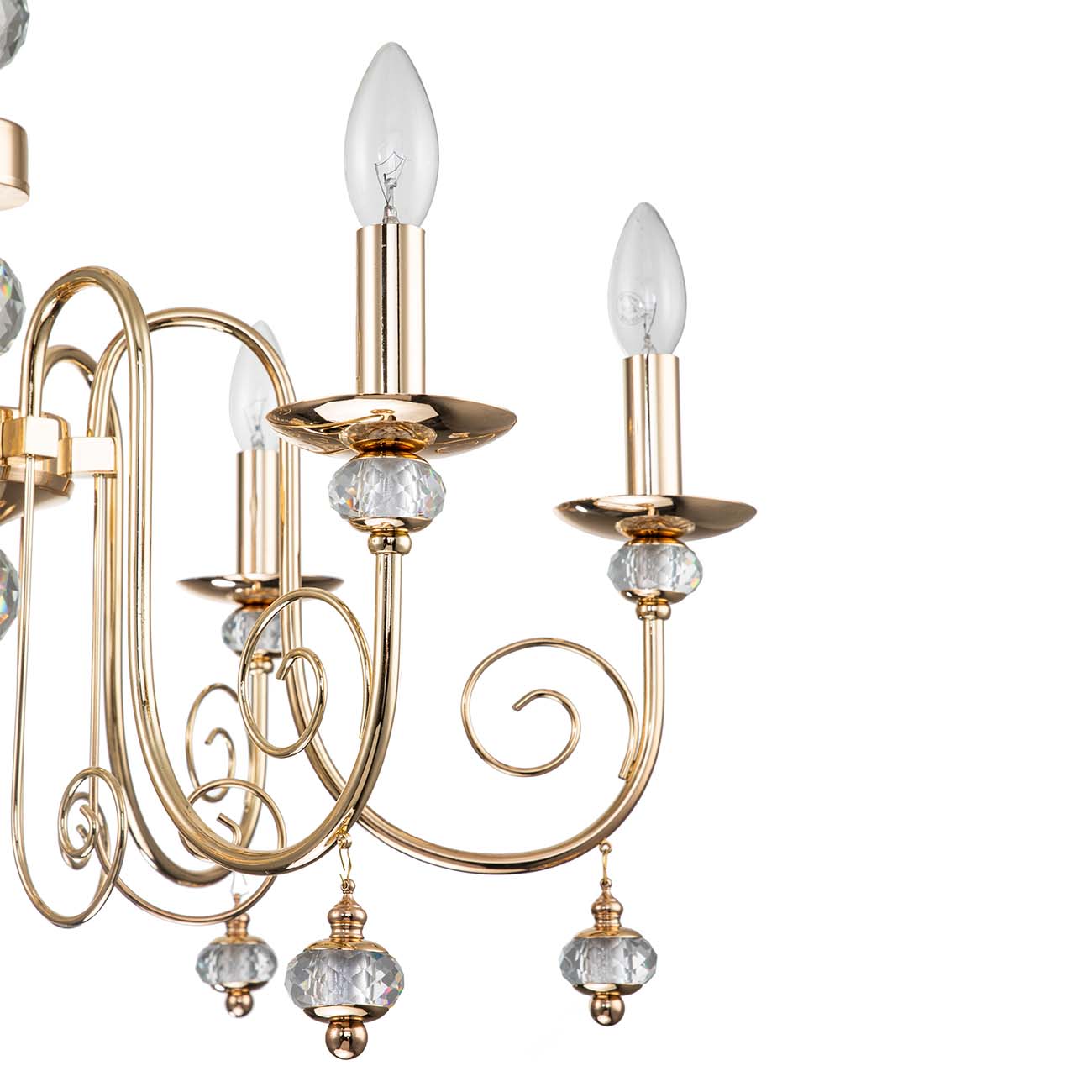 Подвесная люстра Escada Shine 678/6PL Gold Подвесная люстра Escada Shine 678/6PL Gold