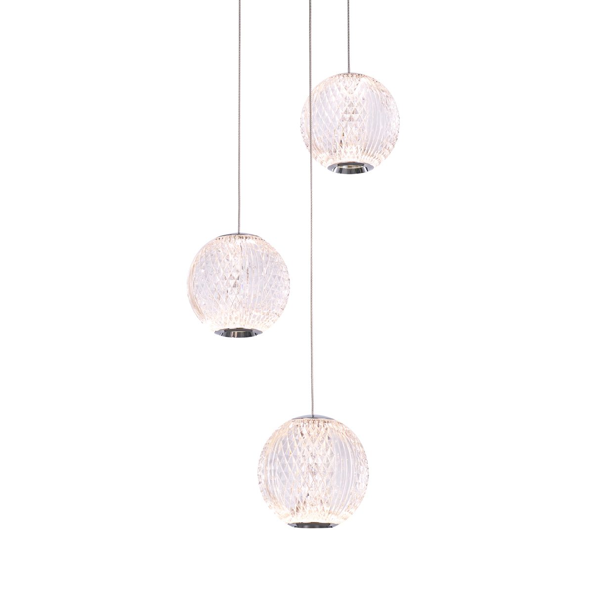 Подвесной светильник Delight Collection MD20001012 MD20001012-3A chrome Подвесной светильник Delight Collection MD20001012 MD20001012-3A chrome