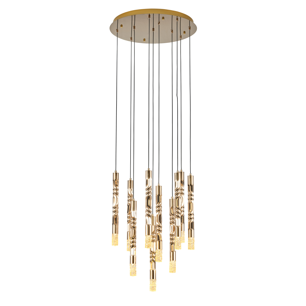 Подвесная люстра Delight Collection OM2365-F10 gold Подвесная люстра Delight Collection OM2365-F10 gold