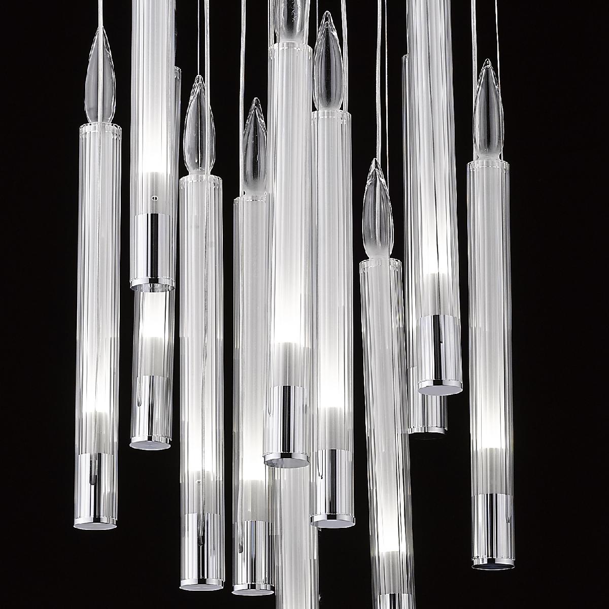 Подвесной светильник Delight Collection Candle P68094-13 chrome Подвесной светильник Delight Collection Candle P68094-13 chrome