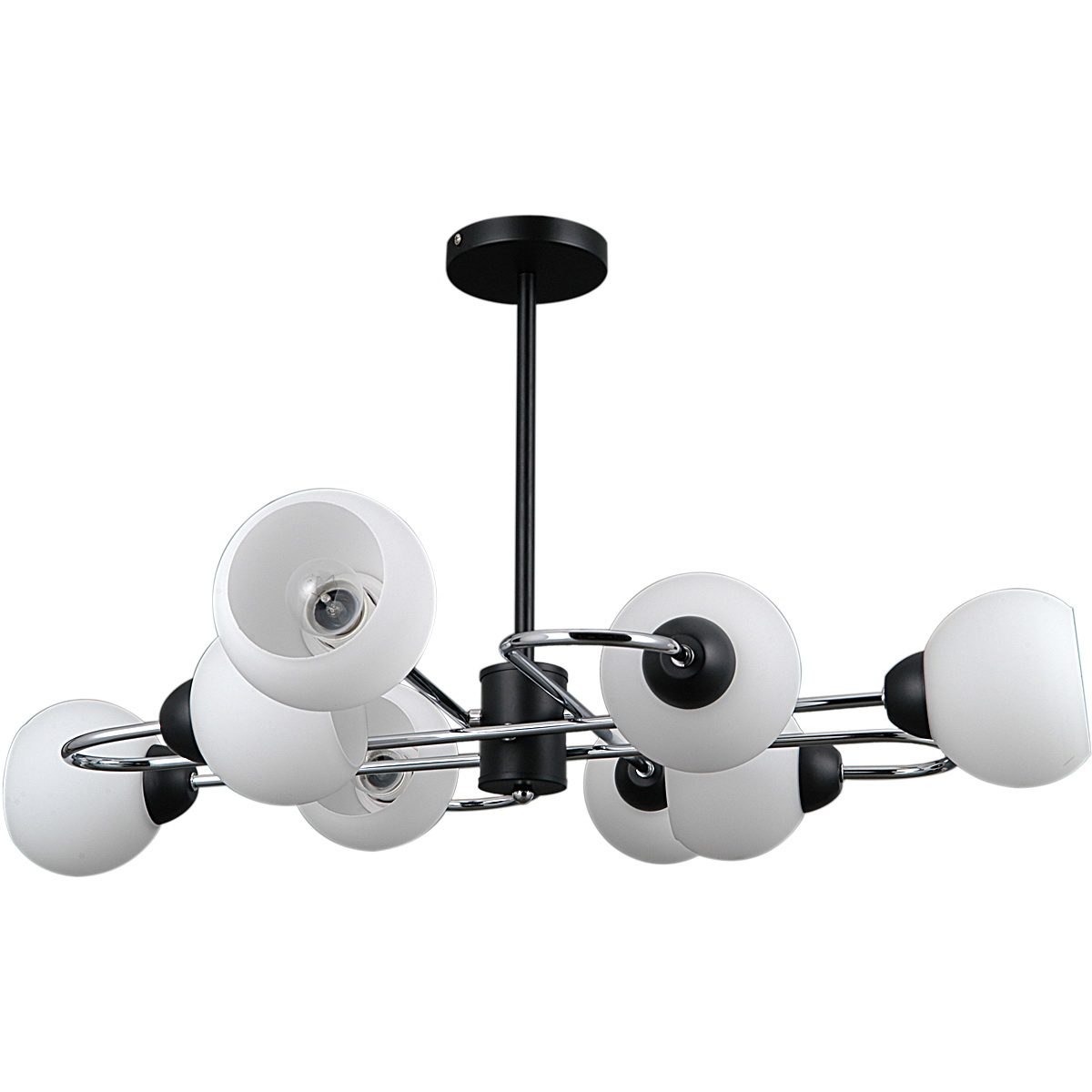 Люстра на штанге Illumico IL0451-8PCSQ-79 BK Люстра на штанге Illumico IL0451-8PCSQ-79 BK