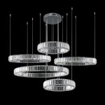 Подвесная люстра Loft IT Crystal ring 10135/5 Chrome