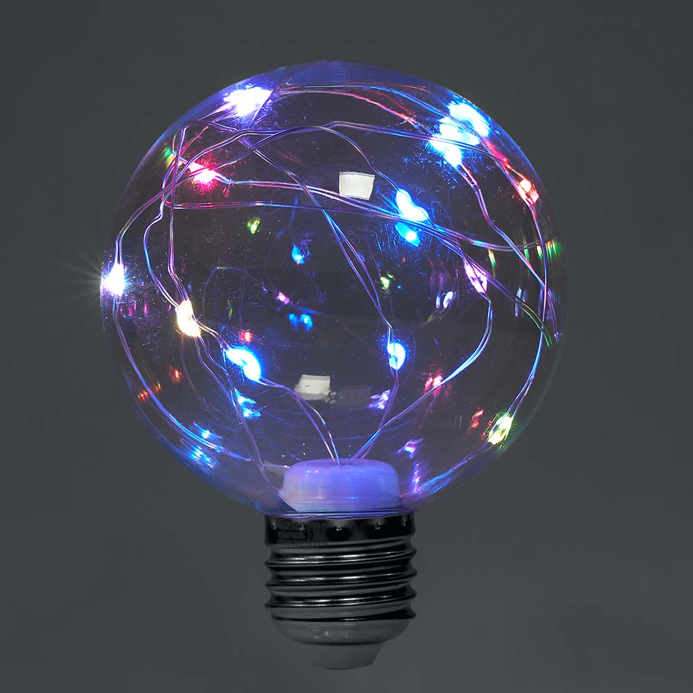 Лампа светодиодная Feron LB-381 E27 3W RGB 41676 Лампа светодиодная Feron LB-381 E27 3W RGB 41676