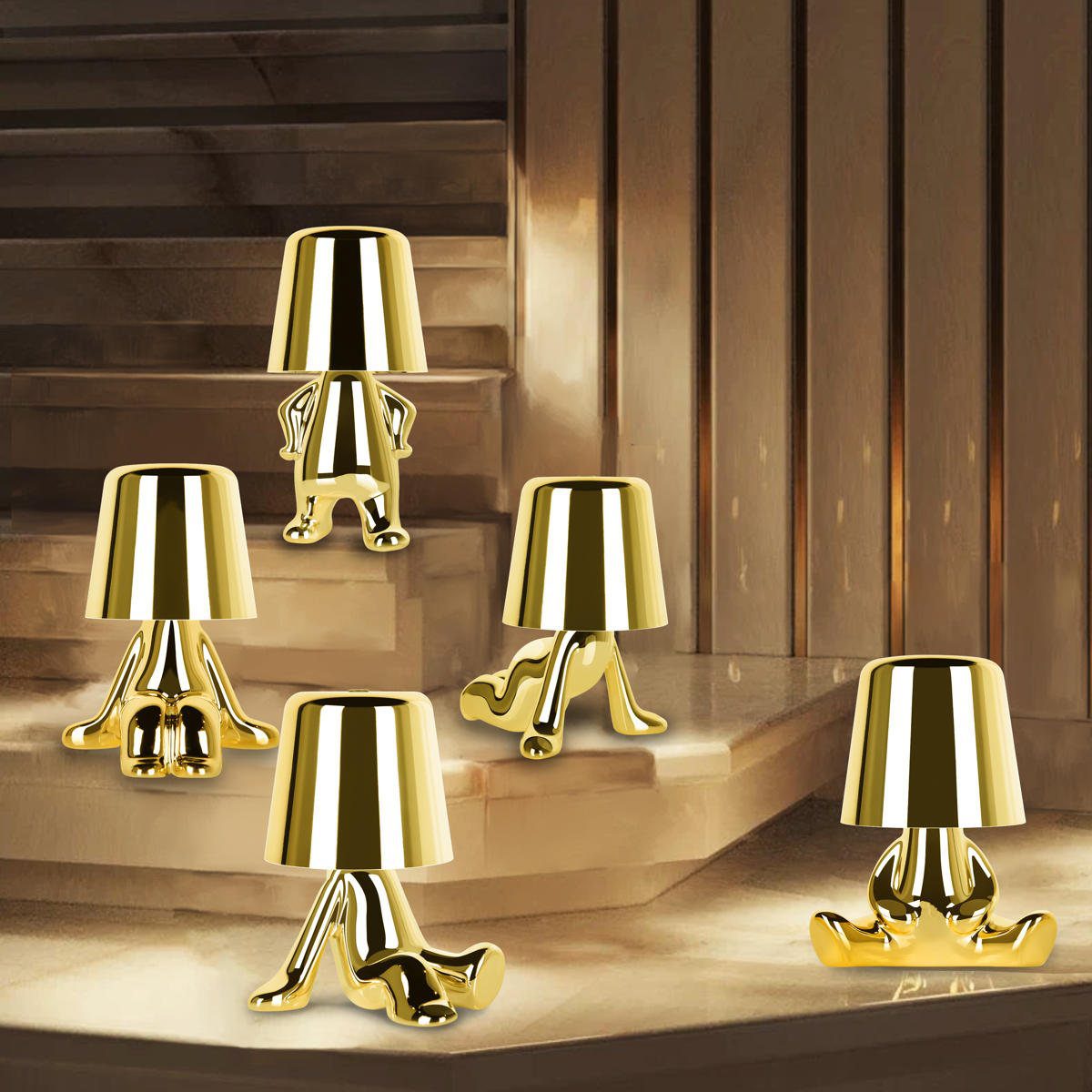 Настольная лампа Loft IT Brothers 10233/D Gold Настольная лампа Loft IT Brothers 10233/D Gold