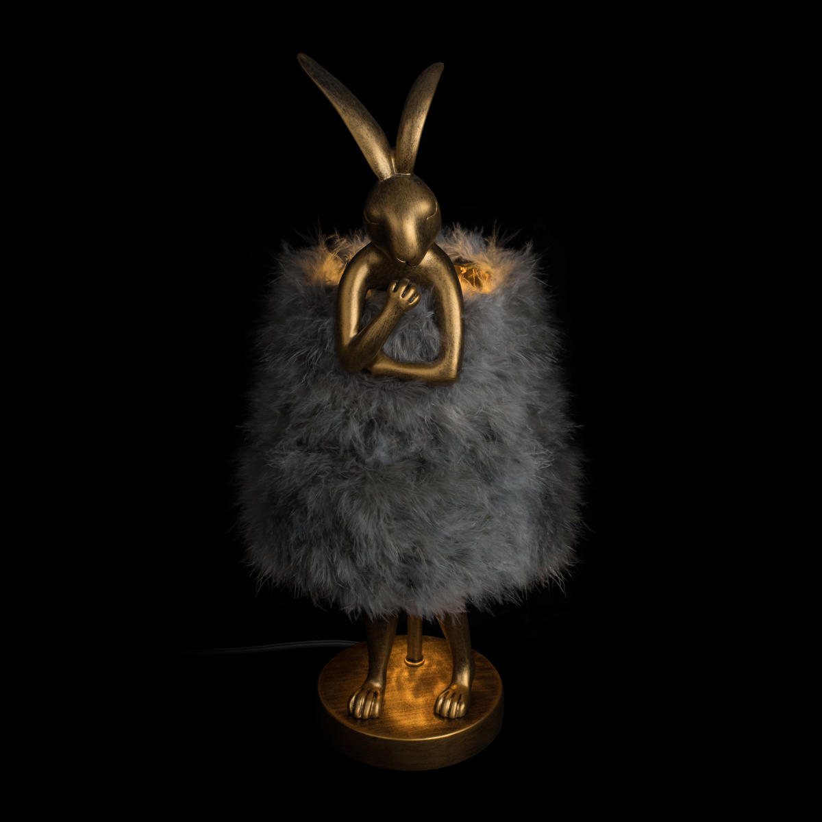 Настольная лампа Loft IT Lapine 10315/A Grey fluff Настольная лампа Loft IT Lapine 10315/A Grey fluff