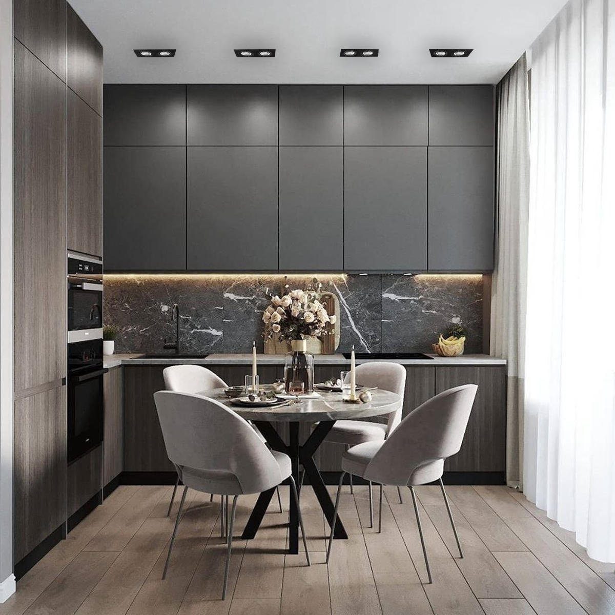 Встраиваемый светильник Loft IT Hap 10341/2A Black Встраиваемый светильник Loft IT Hap 10341/2A Black