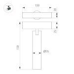 Трековый магнитный светильник Arlight MAG-SPOT-25-R120-12W Day4000 050076