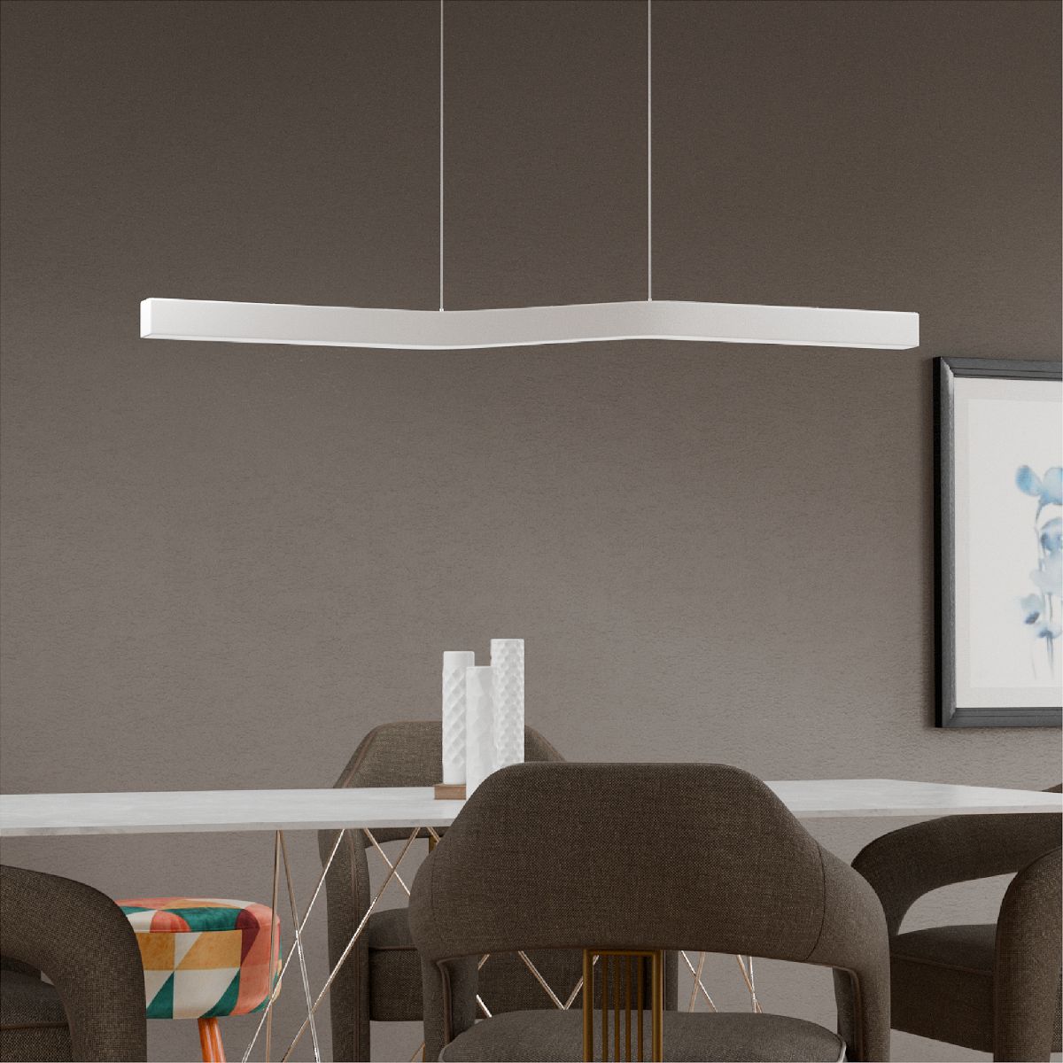 Линейный подвесной светильник Lightera Canzas LE109L-120W WIFI Линейный подвесной светильник Lightera Canzas LE109L-120W WIFI