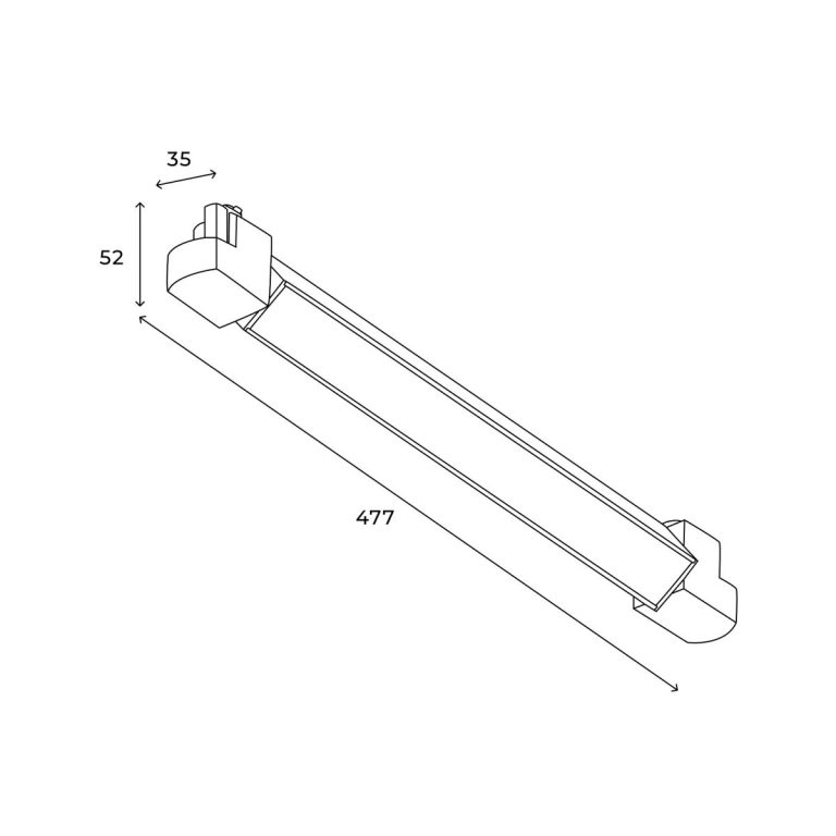 Трековый однофазный светильник Hesby Lighting Skylite HSBL_0024