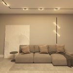 Трековый однофазный светильник Denkirs Strom DK6638-BK