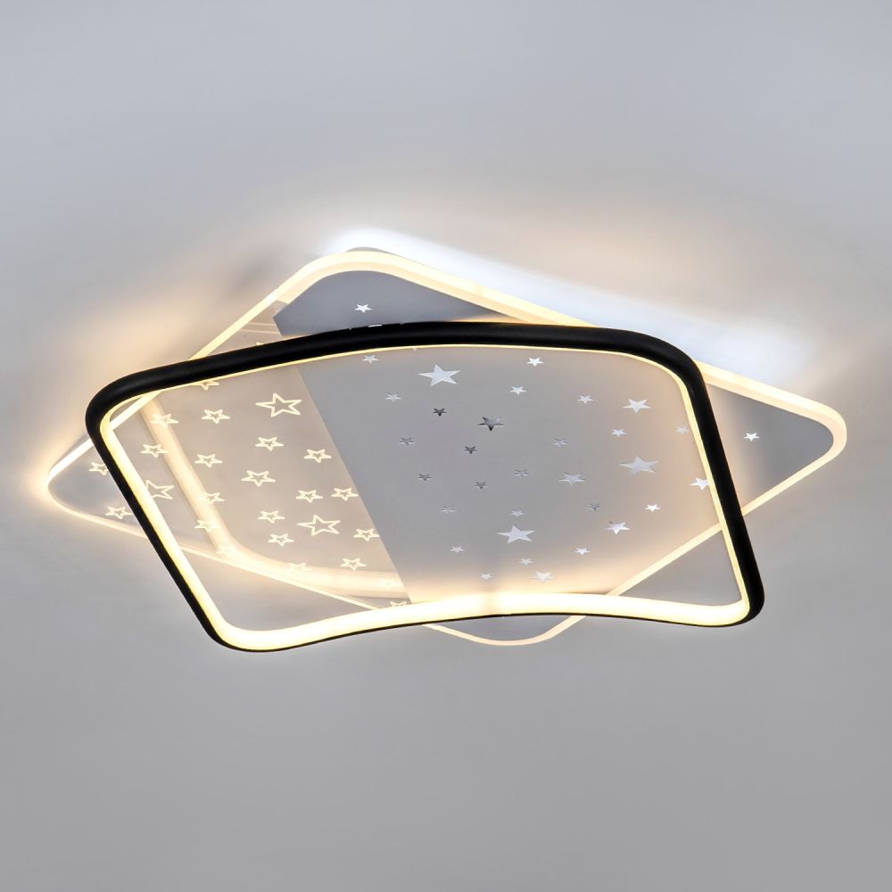 Потолочный светильник LED4U L1037-520 BK Потолочный светильник LED4U L1037-520 BK