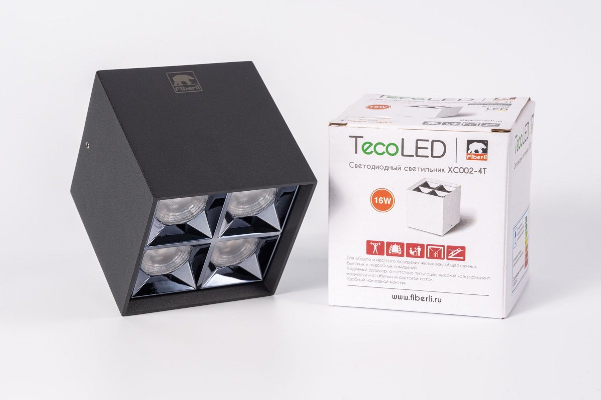 Накладной светильник Fiberli XC002-4T 12120202 Накладной светильник Fiberli XC002-4T 12120202