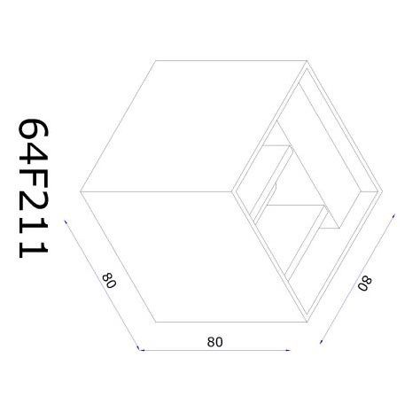 Уличный настенный светодиодный светильник Lucide Xia 17293/02/31 Уличный настенный светодиодный светильник Lucide Xia 17293/02/31